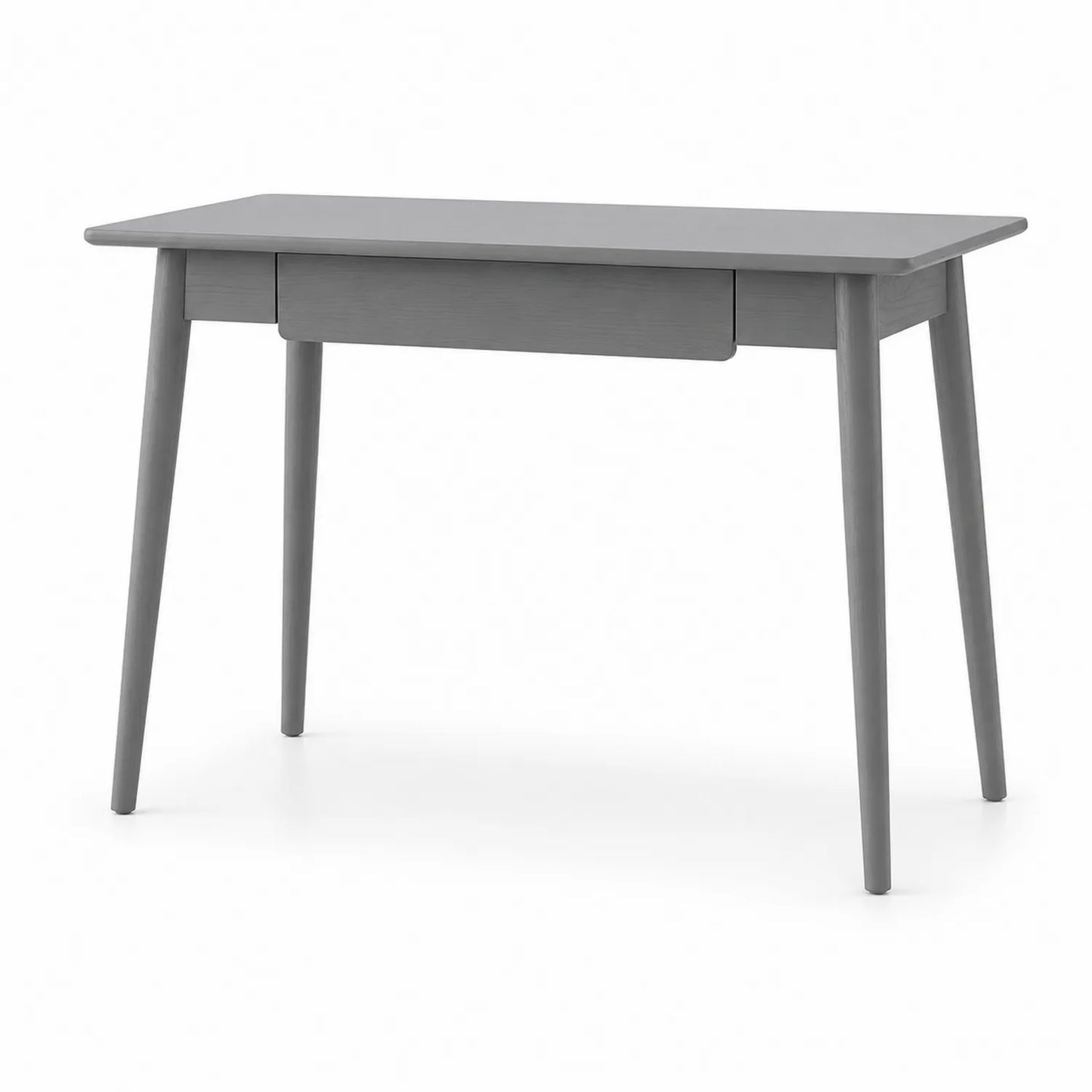 Scrivania in legno frassino grigio con cassetto