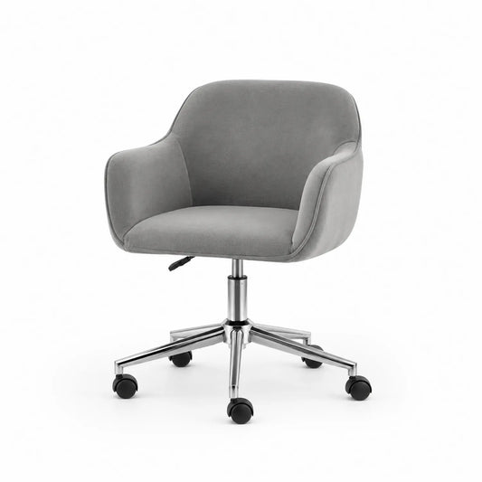 Sedia da ufficio in tessuto grigio